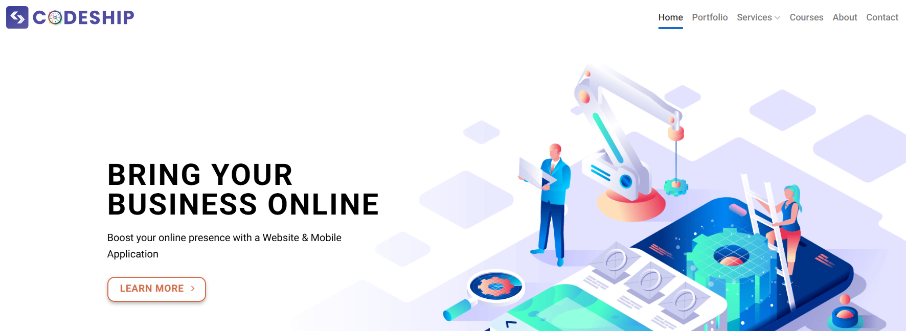codeship homepage